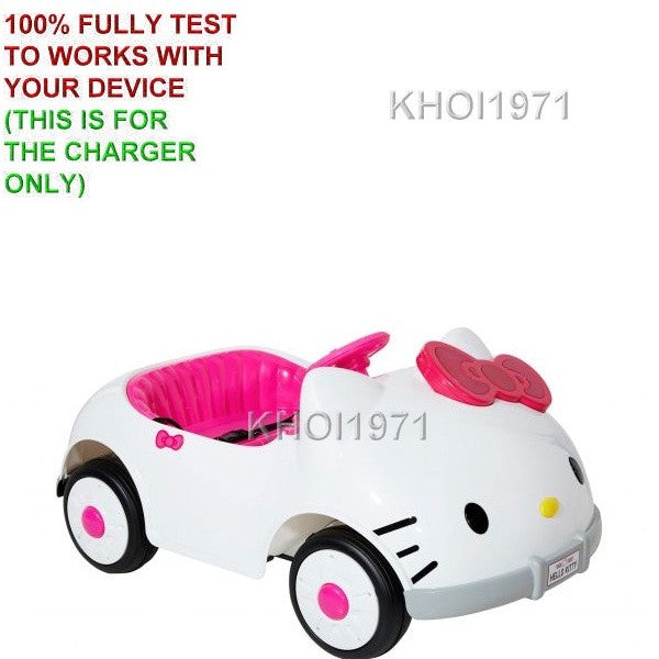 AC Wall Charger Adapter for 6V Battery Ride-On Hello Kitty Car Model 8802-71 Magic Cars 1
