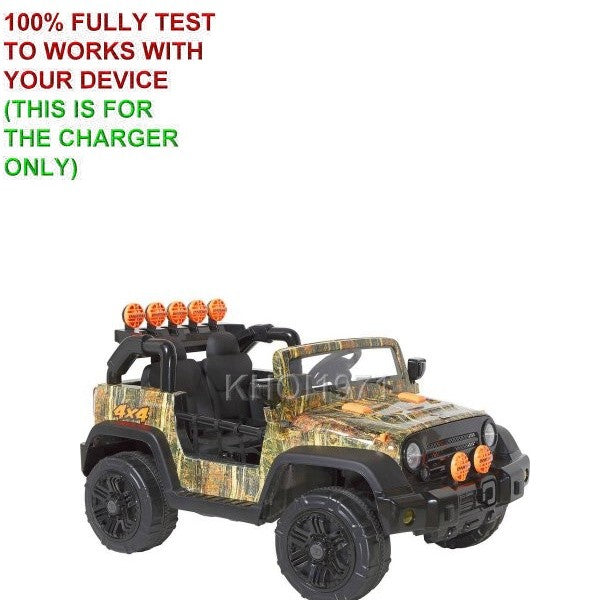 AC Wall Charger Adapter for 12V Ride-On Camo 4x4 Battery Model 8804-15 Magic Cars 1