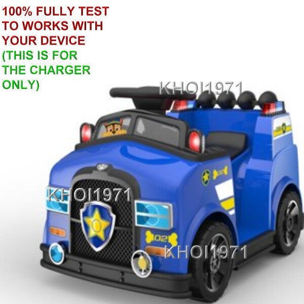 6V AC Wall Charger Adapter for Paw Patrol Chase Quad Ride-On Toy Model 8804-63 Magic Cars 1
