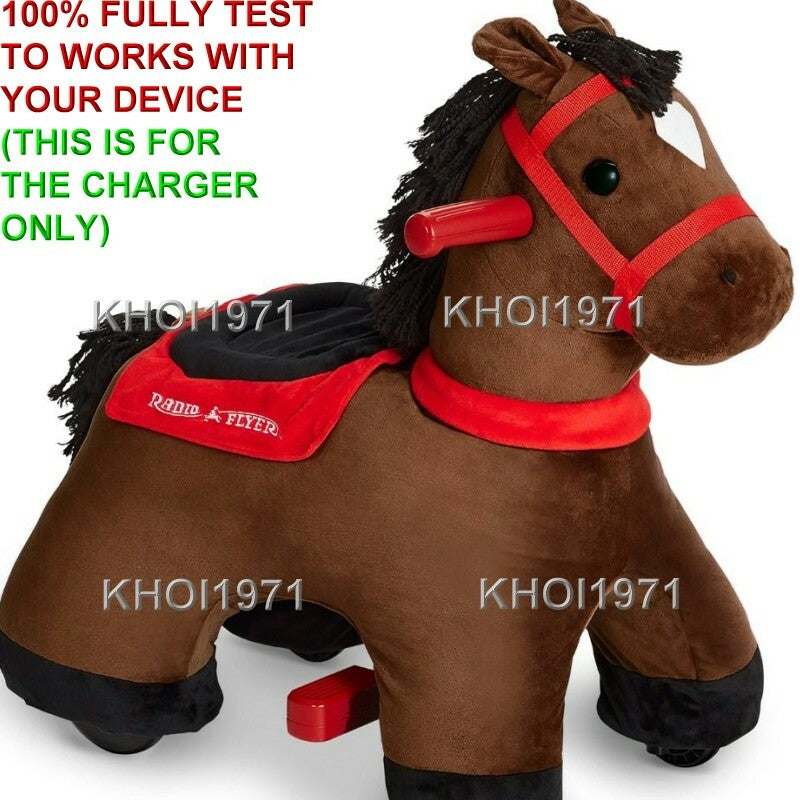 AC Wall Charger Adapter for 985 Radio Flyer Lightning Horse Deluxe Ride-On Magic Cars 1