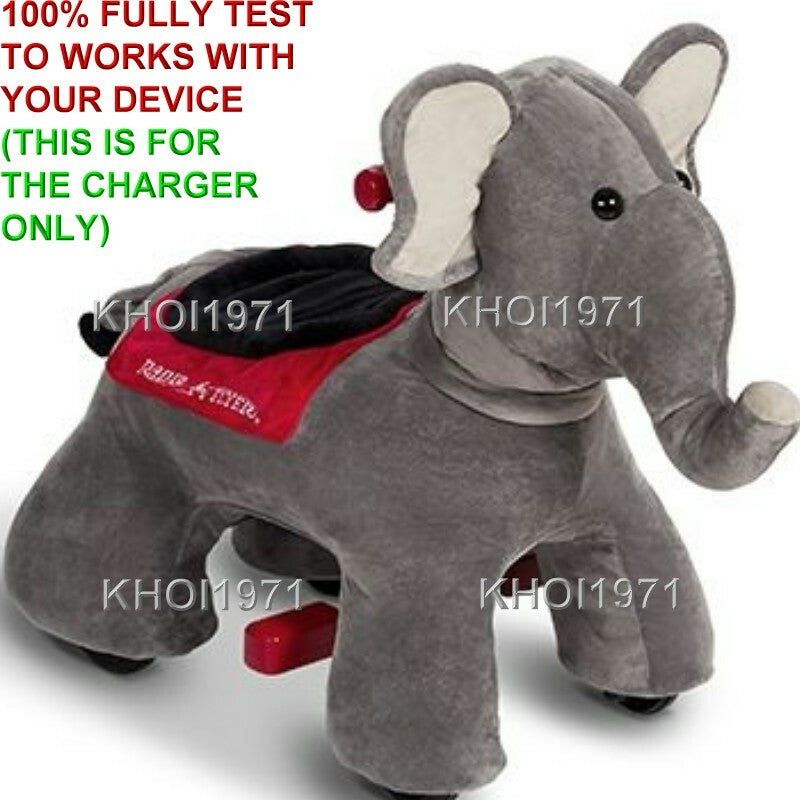 AC Wall Charger Adapter for 987 Radio Flyer Peanut Elephant Deluxe Ride-On Toy Magic Cars 1