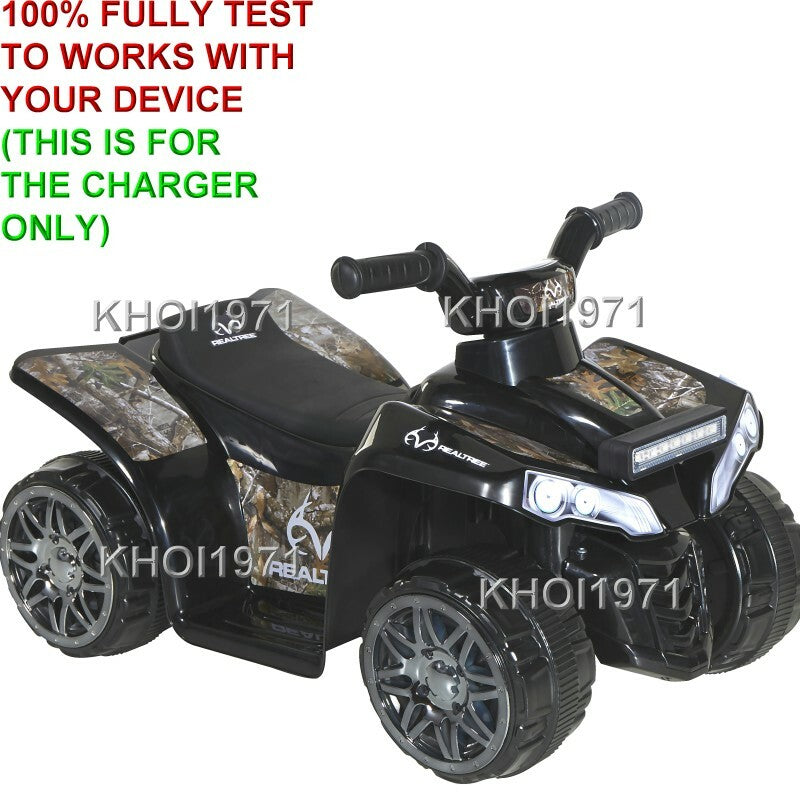 AC Wall Charger Adapter for Black Camo 6V Ride-On Battery Compatible with Realtree Designs Magic Cars 1