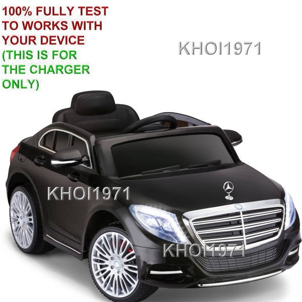 Black AC Wall Charger Adapter for Kidtrax Mercedes Benz S600 KT1254SC Ride-On Toy Magic Cars 2