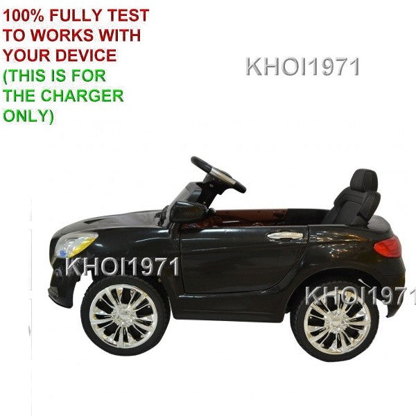 Black AC Wall Charger Adapter for Kids Ride-On Car with RC Remote TY557898 Magic Cars 1