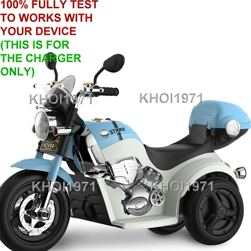 AC Wall Charger Adapter for Blue 1215 Kid Motorz 6V Ride-On Motorbike Battery Magic Cars 1