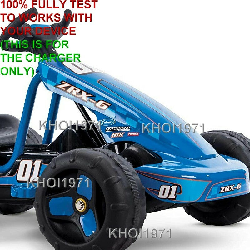 6V AC Wall Charger Adapter for Blue Flat Cart Ride-On Toy Magic Cars 4