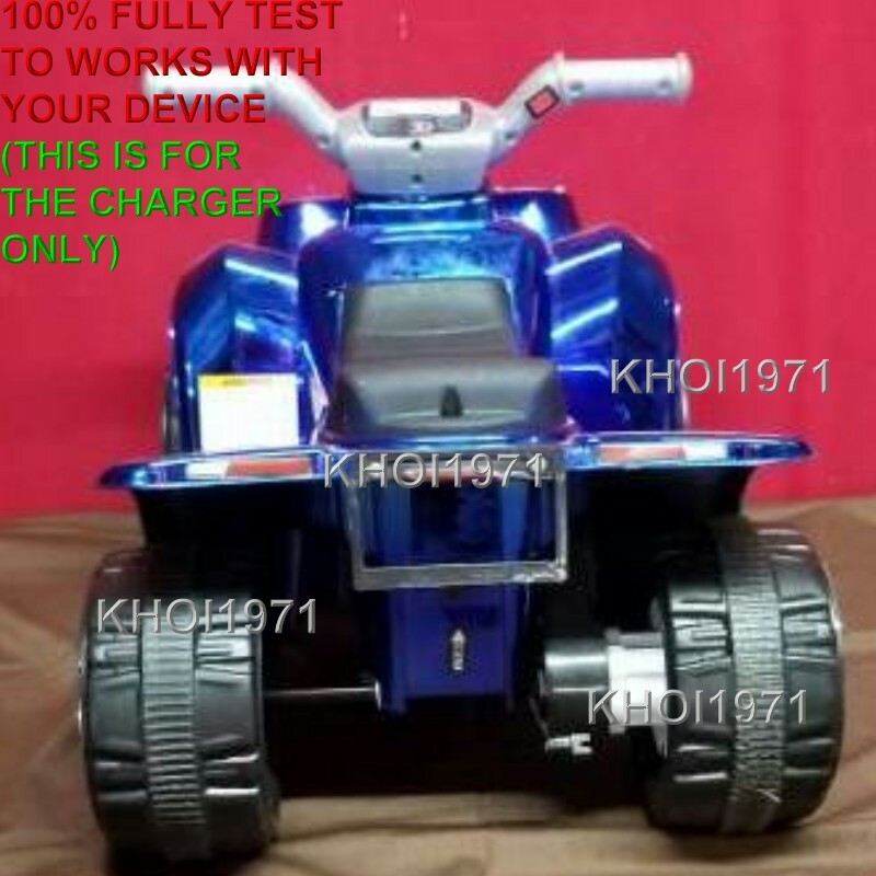6V Wall Charger AC Adapter for Blue Street Pulse Quad Ride-On Vehicle Magic Cars 4