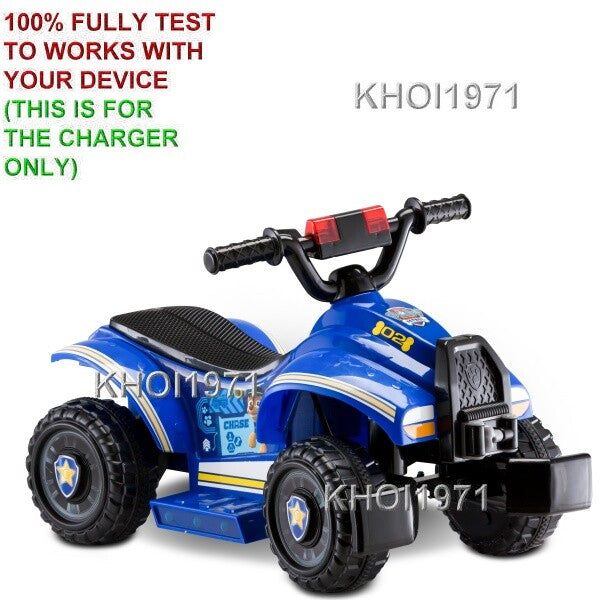 6V AC Wall Charger and Adapter for Blue and Red Seat Paw Patrol Quad Ride-On Toy Magic Cars 7