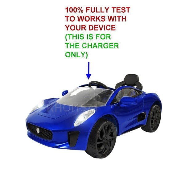 AC Wall Charger Adapter for Blue Ride-On Jaguar CX75 6V Battery Magic Cars 1