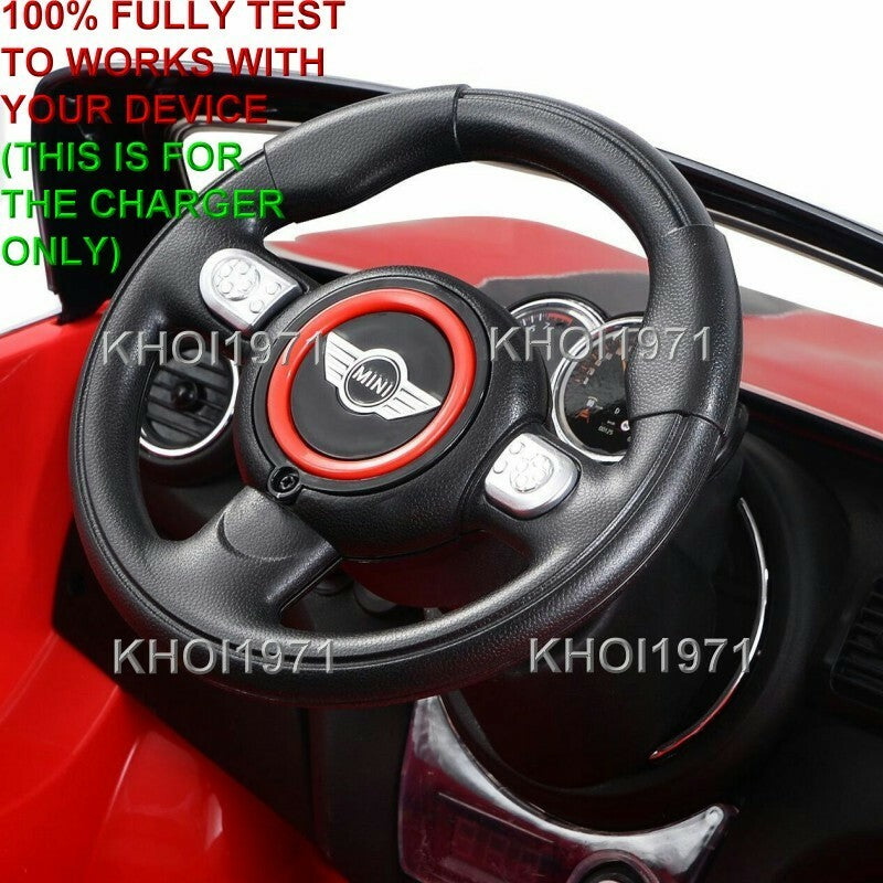 12V AC Wall Charger Adapter for BMW Mini Hatch Ride-On Toy Magic Cars 4