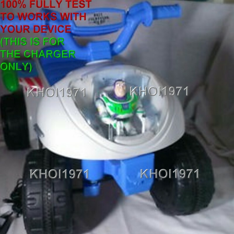 AC Wall Charger Adapter for 6V Disney Pixar Buzz Lightyear Toy Story 3 Ride-On Magic Cars 2