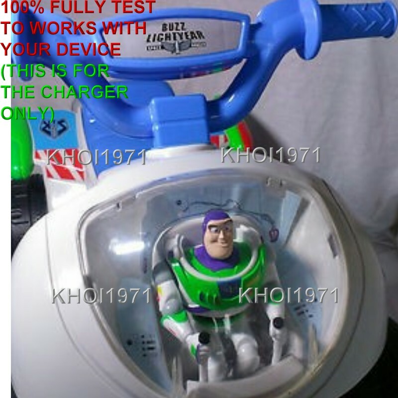 AC Wall Charger Adapter for 6V Disney Pixar Buzz Lightyear Toy Story 3 Ride-On Magic Cars 3