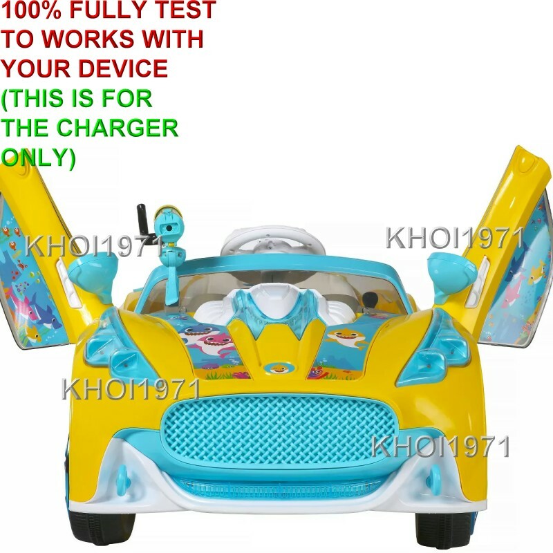 6V AC Wall Charger Adapter for Baby Shark Super Car Ride-On Toy Magic Cars 2