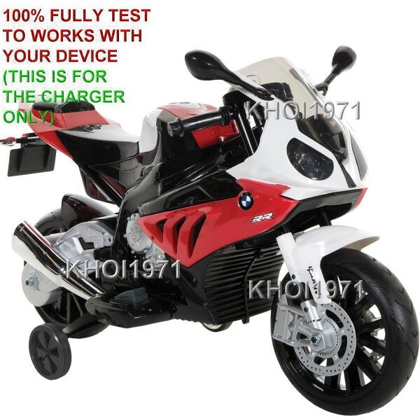12V AC Wall Charger and Adapter for Dynacraft BMW S1000 RR Motorcycle Ride-On Battery Magic Cars 1