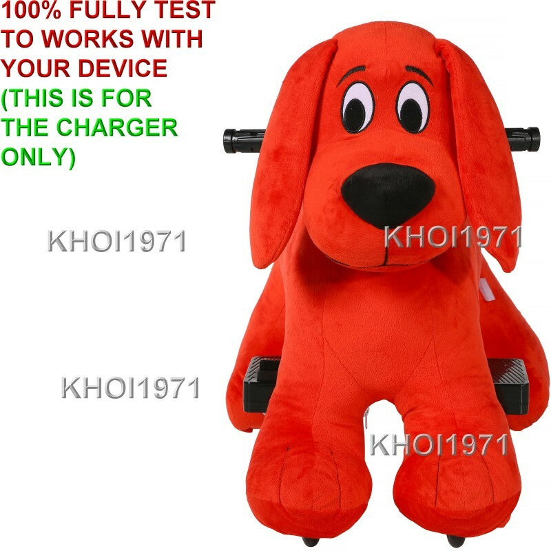 6V AC Wall Charger Adapter for Dynacraft Clifford Big Red Dog Plush Ride-On Battery Magic Cars 3