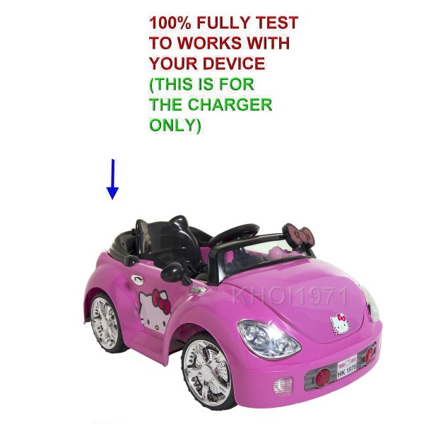 AC Wall Charger Adapter for 6V Ride-On Car Battery Compatible with Karaoke Models Magic Cars 1