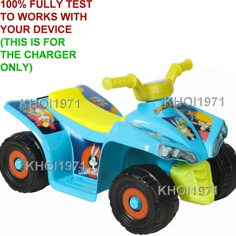 6V AC Charger Adapter for Dynacraft Looney Tunes Quad Ride-On Vehicle Magic Cars 1