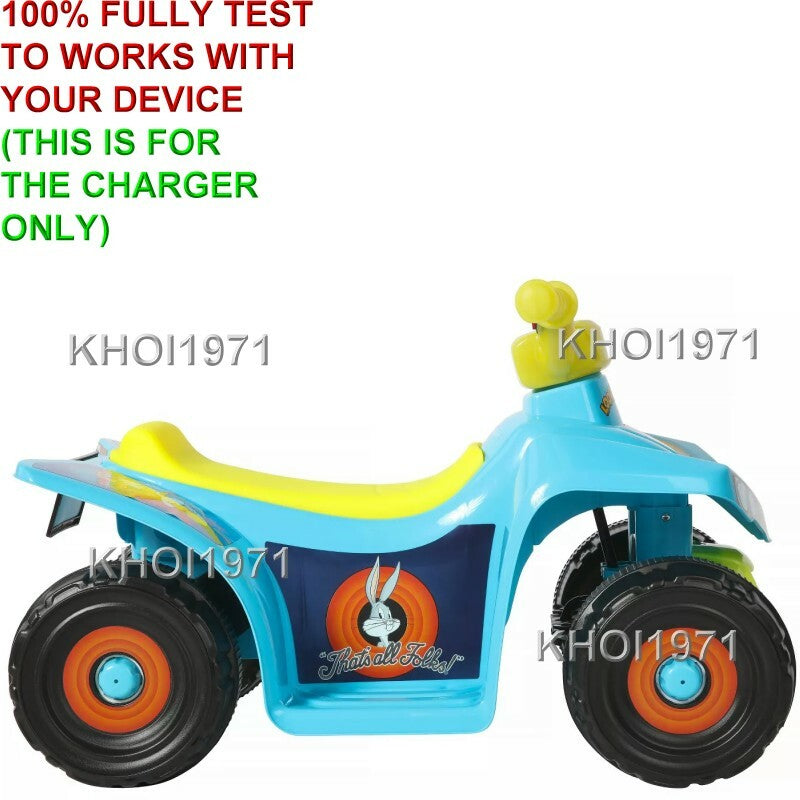 6V AC Charger Adapter for Dynacraft Looney Tunes Quad Ride-On Vehicle Magic Cars 3
