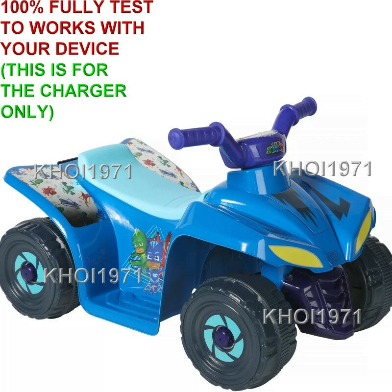AC Wall Charger Adapter for 6V Ride-On Battery Quad PJ Masks Toy Magic Cars 1