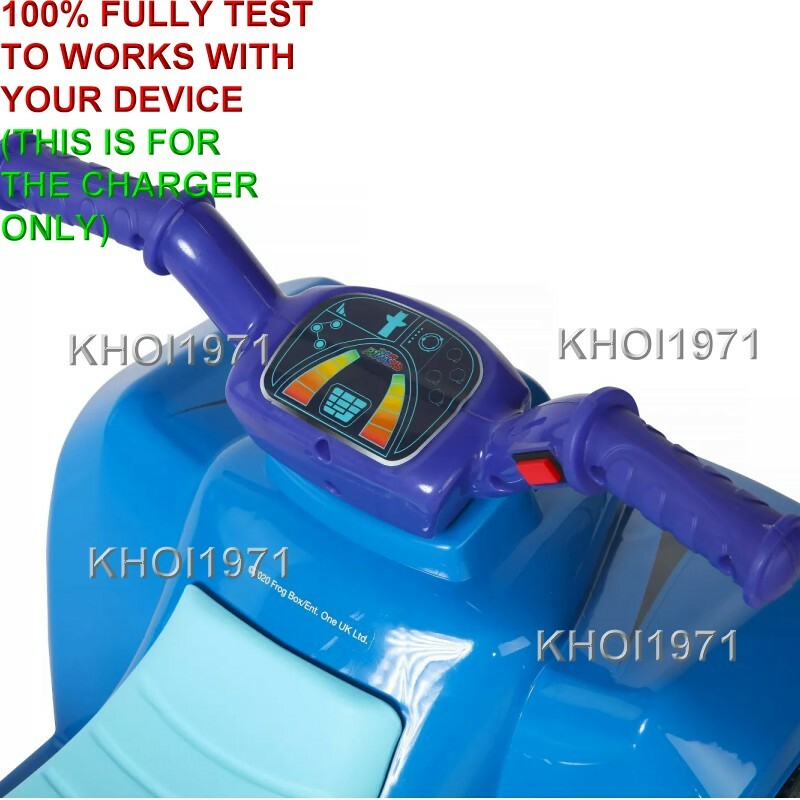 AC Wall Charger Adapter for 6V Ride-On Battery Quad PJ Masks Toy Magic Cars 2