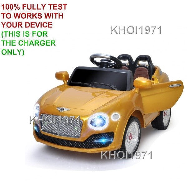 Wall AC Charger Adapter for Kids Ride-On Car GOLD TY564944 with Remote Control Magic Cars 1
