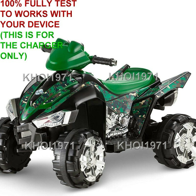 6V AC Wall Charger Adapter for Green Kid Trax Camo ATV Quad Ride-On Battery Magic Cars 1