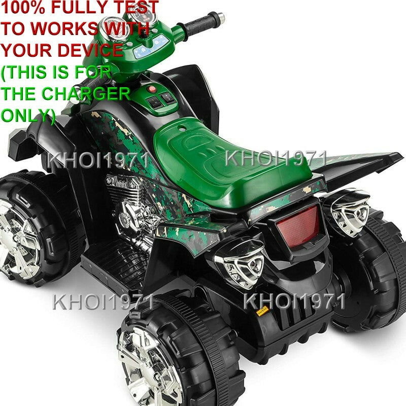 6V AC Wall Charger Adapter for Green Kid Trax Camo ATV Quad Ride-On Battery Magic Cars 2