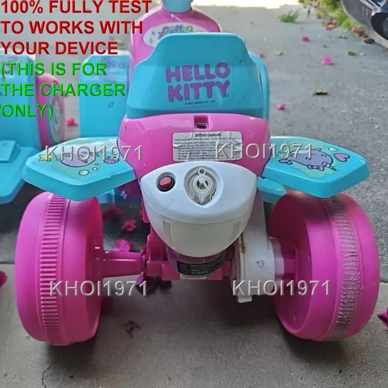 AC Wall Charger Adapter for Hello Kitty Mermaid Ride-On with Bubble Blower Magic Cars 2