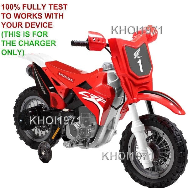 6V AC Wall Charger Adapter for Honda CRF250R Dirt Bike Training Ride-On Wheel Magic Cars 1