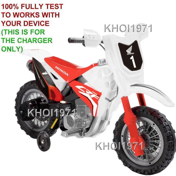 6V AC Wall Charger Adapter for Honda CRF250R Dirt Bike Training Ride-On Wheel Magic Cars 2