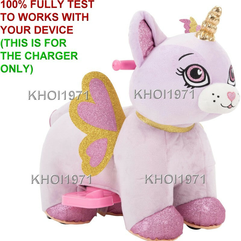 AC Adapter Charger for 6V Battery Ride-On Toy Unicorn Kitten Deluxe Model 19059 Magic Cars 1