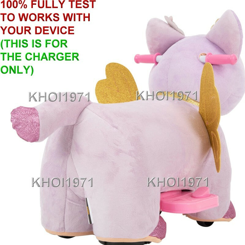 AC Adapter Charger for 6V Battery Ride-On Toy Unicorn Kitten Deluxe Model 19059 Magic Cars 3