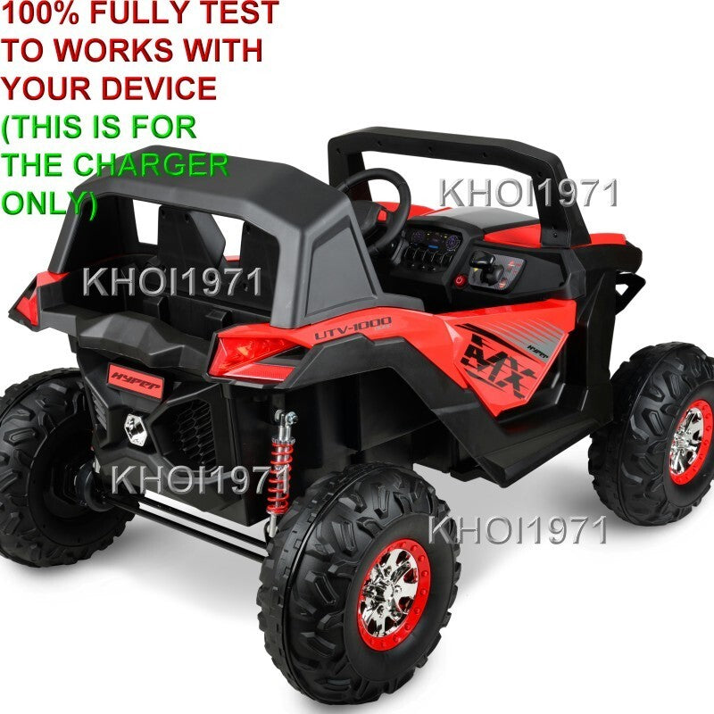 AC Wall Charger Adapter for 12V Hyper UTV 1000 Ride-On Battery Magic Cars 2