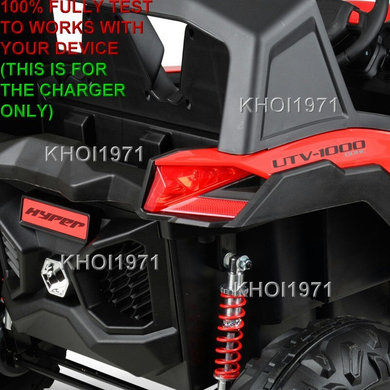 AC Wall Charger Adapter for 12V Hyper UTV 1000 Ride-On Battery Magic Cars 3