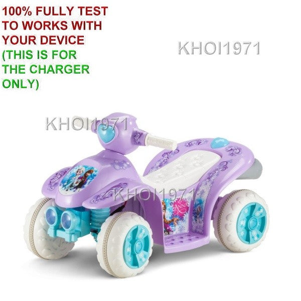 AC Wall Charger Adapter for Kid Trax Disney Frozen Toddler Quad Battery Ride-On Magic Cars 1