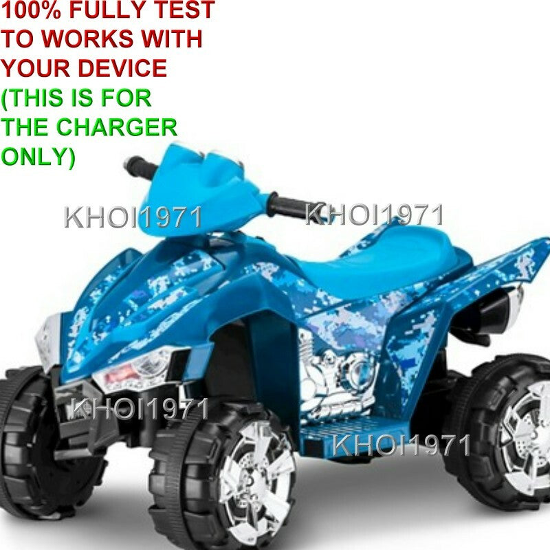 6V AC Wall Charger Adapter for Kids Ride-On Battery Powered Cars Magic Cars 4