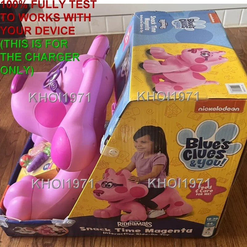 6V AC Wall Charger Adapter for Kids Trax Pink Ride-On Toy Magic Cars 6