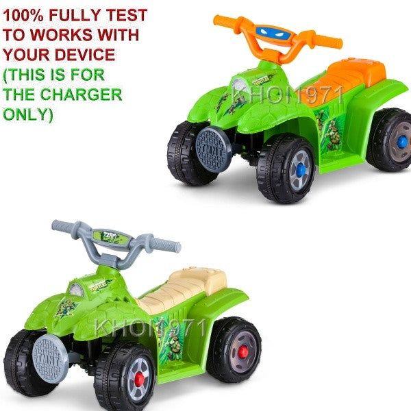 AC Wall Charger Adapter for Kid Trax Teenage Mutant Ninja Turtle Quad KT1234WM Magic Cars 1