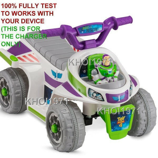 AC Wall Charger Adapter for KidTrax Buzz Lightyear Toy Story 4 Ride-On KT1511WMA Magic Cars 1