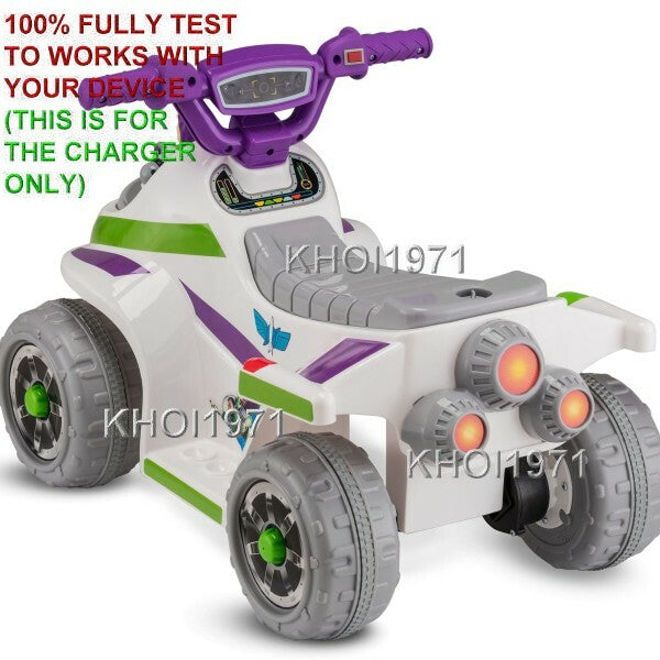 AC Wall Charger Adapter for KidTrax Buzz Lightyear Toy Story 4 Ride-On KT1511WMA Magic Cars 3