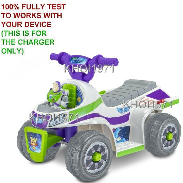 AC Wall Charger Adapter for KidTrax Buzz Lightyear Toy Story 4 Ride-On KT1511WMA Magic Cars 5