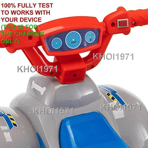 AC Wall Charger Adapter for KidTrax Nickelodeon Paw Patrol Quad 6V Ride-On Battery Magic Cars 5