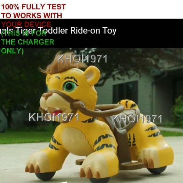 6V AC Wall Charger Adapter for KidTrax Ride-On Dinosaur Toy Magic Cars 6