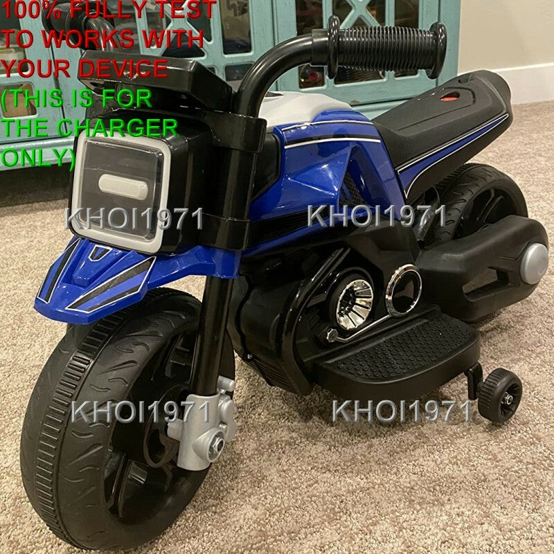 AC Charger Adapter for KidTrax Toddler 6V Ride-On Motorcycle Battery KT1571AZ Magic Cars 1