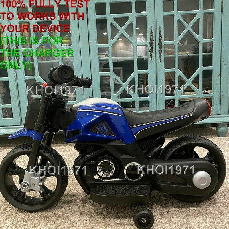 AC Charger Adapter for KidTrax Toddler 6V Ride-On Motorcycle Battery KT1571AZ Magic Cars 3