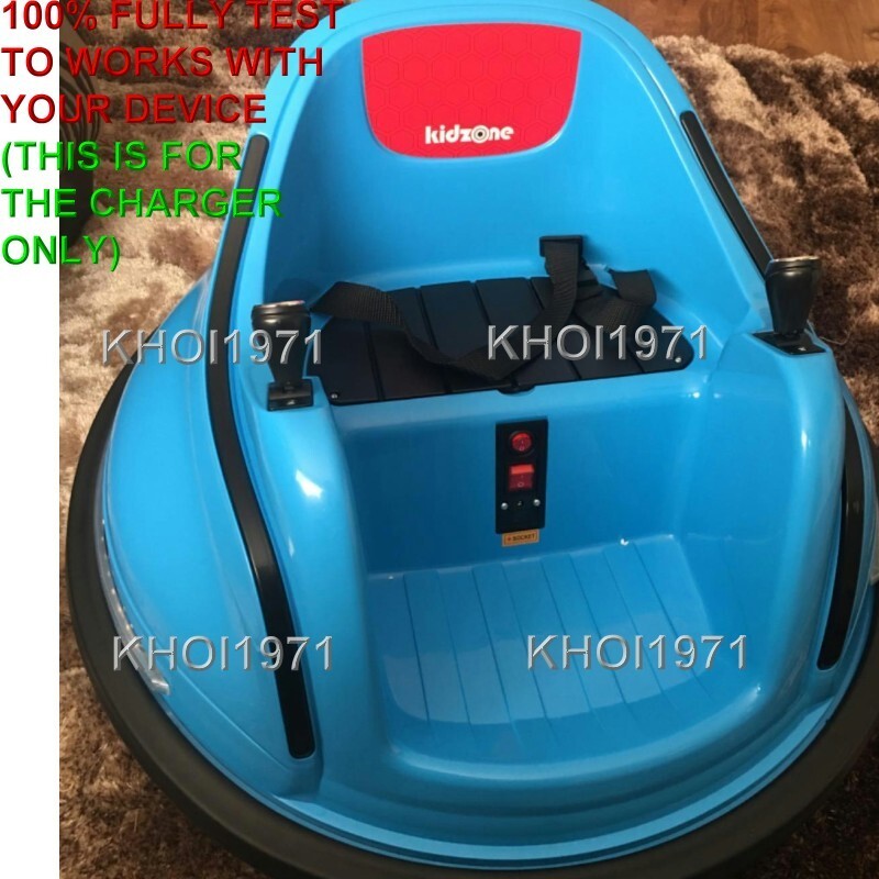 AC Wall Charger Adapter for Kidzone 12V Ride-On Race Bumper Car Battery - 4FT Cable Magic Cars 1
