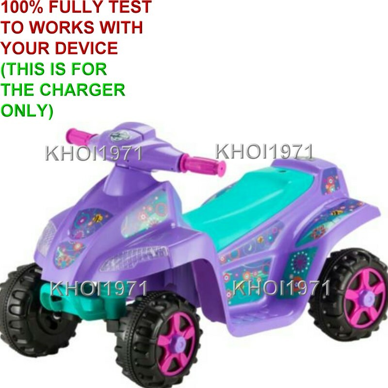 6-Volt AC Wall Charger Adapter for Kid Trax Melody Toddler Quad Ride-On KT1014TG Magic Cars 7