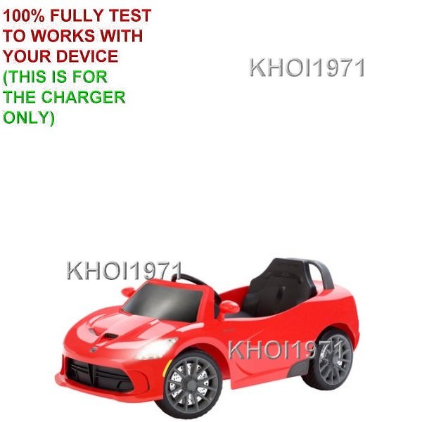 6V AC Wall Charger Adapter for KT1108TG KT1113TGI Kid Trax SRT Viper Ride-On Battery Magic Cars 2