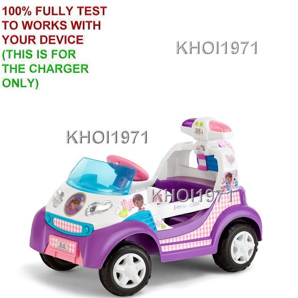 6V AC Wall Charger Adapter for KT1133KM Doc McStuffins Rescue Ambulance Ride-On Toy Magic Cars 1