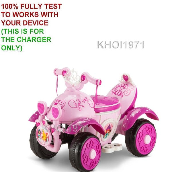 6V AC Wall Charger Adapter for KT1146 Kid Trax Premium Princess Quad Ride-On Toy Magic Cars 1